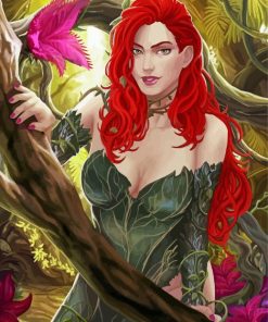 Poison Ivy Illustration paint by number