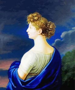 Portrait Of Queen Louise Of Mecklenburg Strelitz paint by numbers