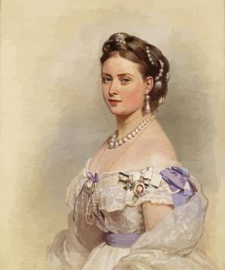 The Queen Victoria paint by numbers