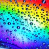 Rainbow Raindrops paint by number