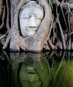 Reclaiming Nature Statue paint by numbers