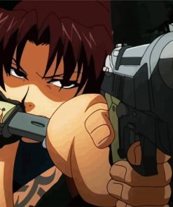 Revy Manga Anime paint by numbers