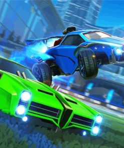 Rocket League Cars Game paint by numbers