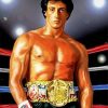 Rocky Balboa Illustration Art paint by numbers