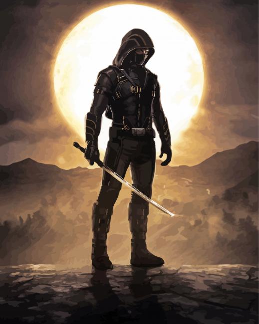Ronin Marvel Comics paint by number