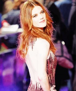 Rose Leslie Scottish Actress paint by number