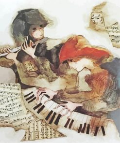 Rosina Wachtmeister Two Musicians paint by number