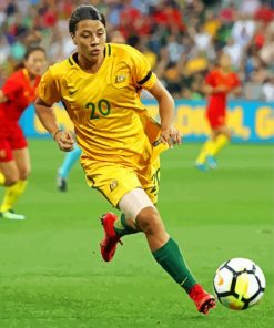 Sam Kerr paint by number