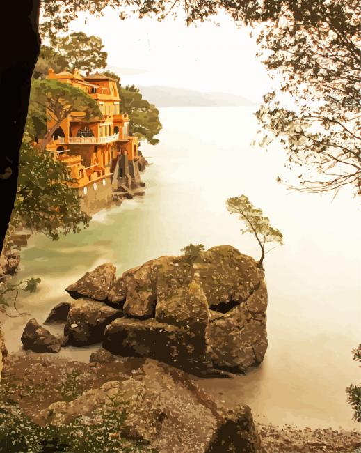 Santa Margherita Ligure Sea Italy paint by numbers