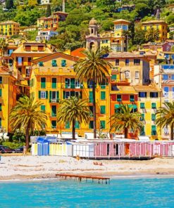 Santa Margherita Ligure Buildings paint by numbers