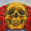 Scary Skulls And Roses paint by numbers
