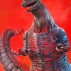 Shin Godzilla Monster paint by numbers