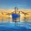 Shrimp Boat paint by numbers