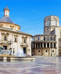 Spain valencia Cathedral paint by numbers