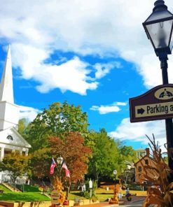 Stars Hollow Cities paint by numbers