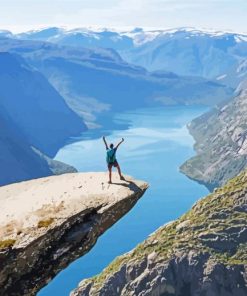 Stavanger Mountains paint by number