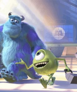 Sully And Mike Monsters Inc paint by numbers