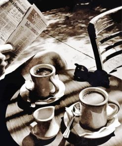 Sunday Morning Coffee By Fernando Natalici paint by number