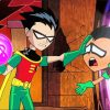 Teen Titans Cartoon paint by numbers