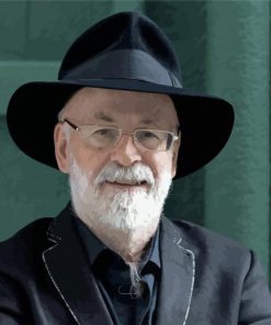 Terry Pratchett Artist paint by number