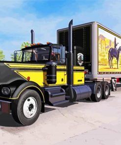 The Amazing Bandit Truck paint by number