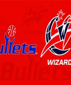 The Basketball Team Washington Wizards Logo paint by number