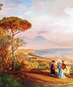 The Bay Of Naples Achenbach paint by number