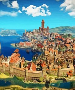 The Free City Novigrad paint by number