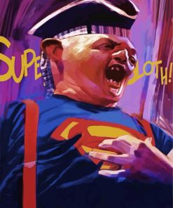 The Goonies Super Sloth Art paint by numbers