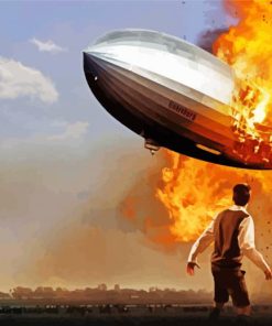 The Hindenburg Disaster paint by number