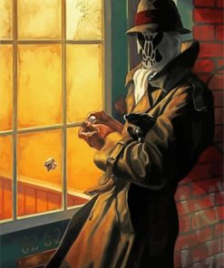 The Watchmen Rorschach paint by number