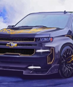 The Bandit Truck paint by number