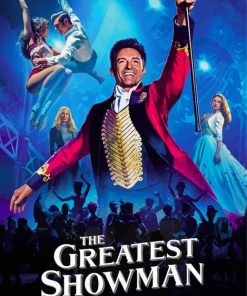 The Greatest Showman Movie Poster paint by number