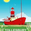 Tollesbury Lightship Poster paint by number