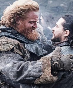 Tormund And Jon Snow paint by number