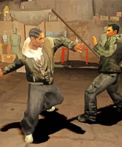 True Crime Game Characters paint by number