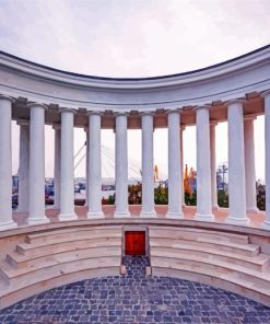 Ukraine Odessa Colonnade Of Vorontsov Palace paint by numbers