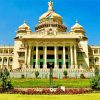 Vidhana Soudha Bengaluru paint by number