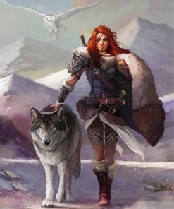 Vikings Warrior With God paint by numbers