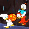 Vintage Halloween Cartoon paint by number