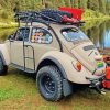 Vw Bug Engine paint by numbers