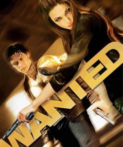 Wanted Action Movie paint by number