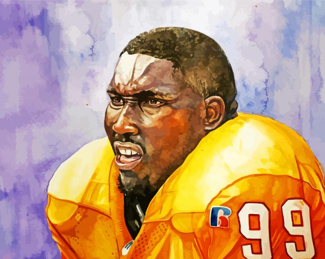 Warren Sapp Art paint by number