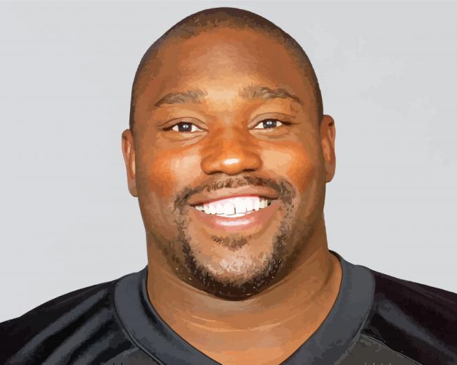 Warren Sapp paint by number