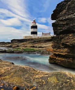 Wexford Lighthouse paint by numbers