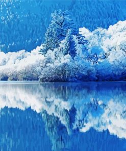 Winter Reflections paint by number