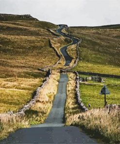 Yorkshire Dales Uk paint by numbers