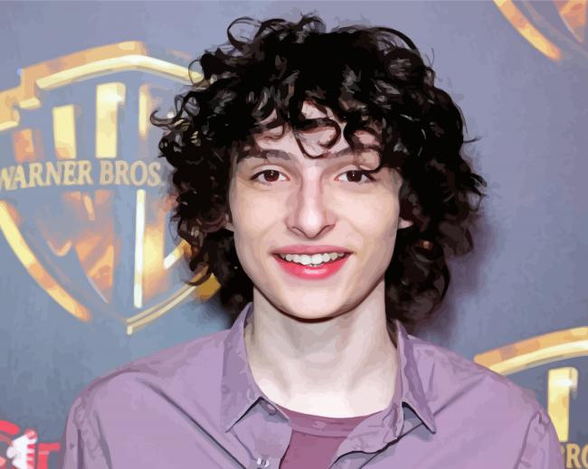 Young Finn Wolfhard paint by numbers