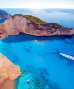 Zante Ionian Island paint by number