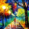 Abstract Couple Walking paint by number